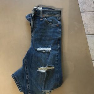 TOP SHOP JAMIE ripped jeans